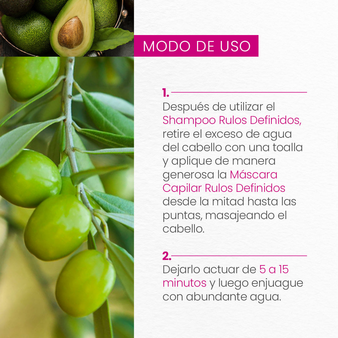 Máscara Capilar Rulos Definidos 300ml