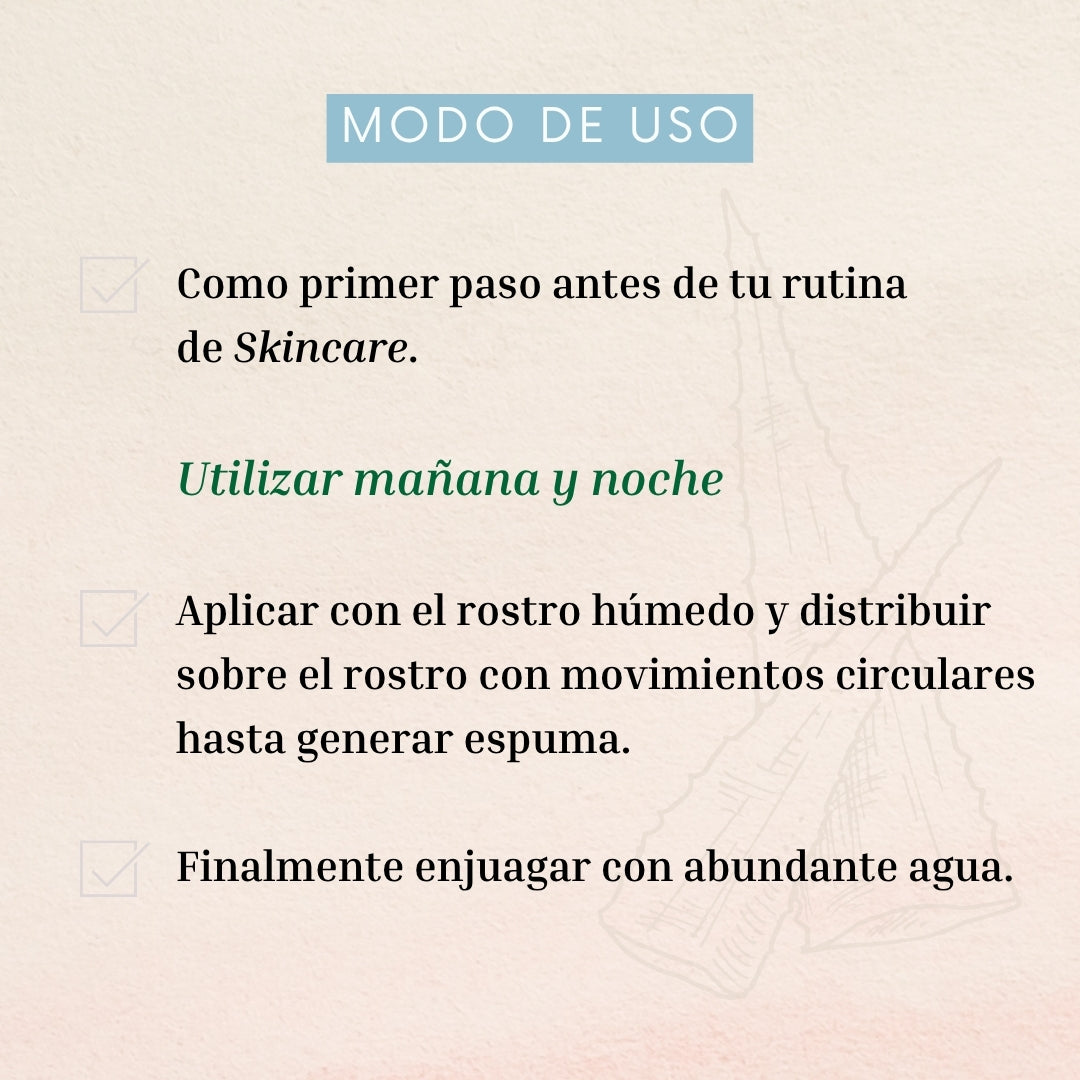 Gel Limpiador Rostro Naturaloe Piel Mixta a Seca 250 ml