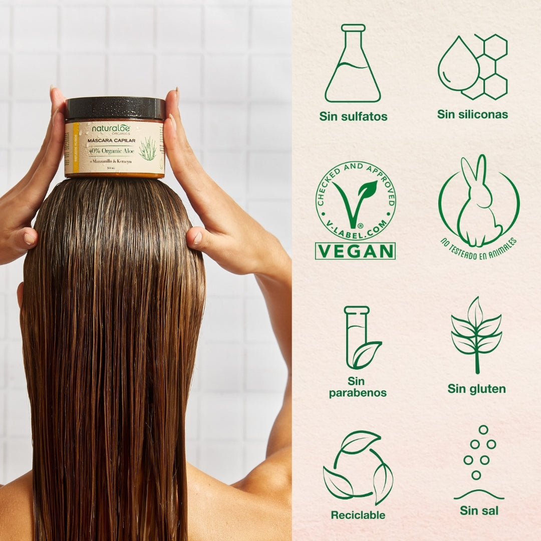 Máscara Capilar Iluminación y Protección Reflejos Rubios 300ml