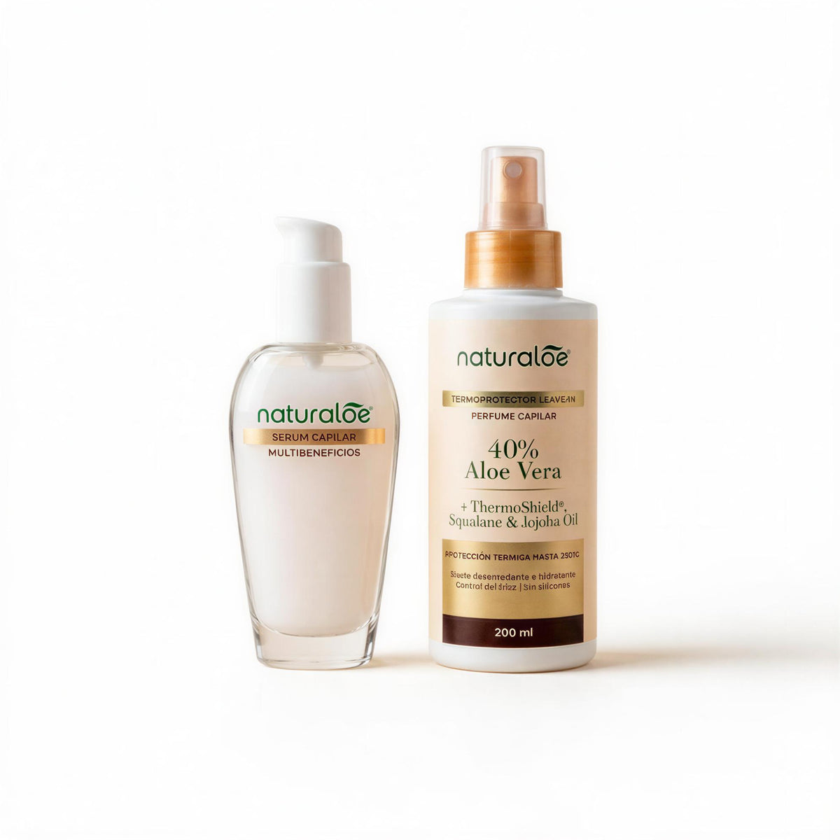 Naturaloe Duo Perfecto Serum Capilar y Termoprotector