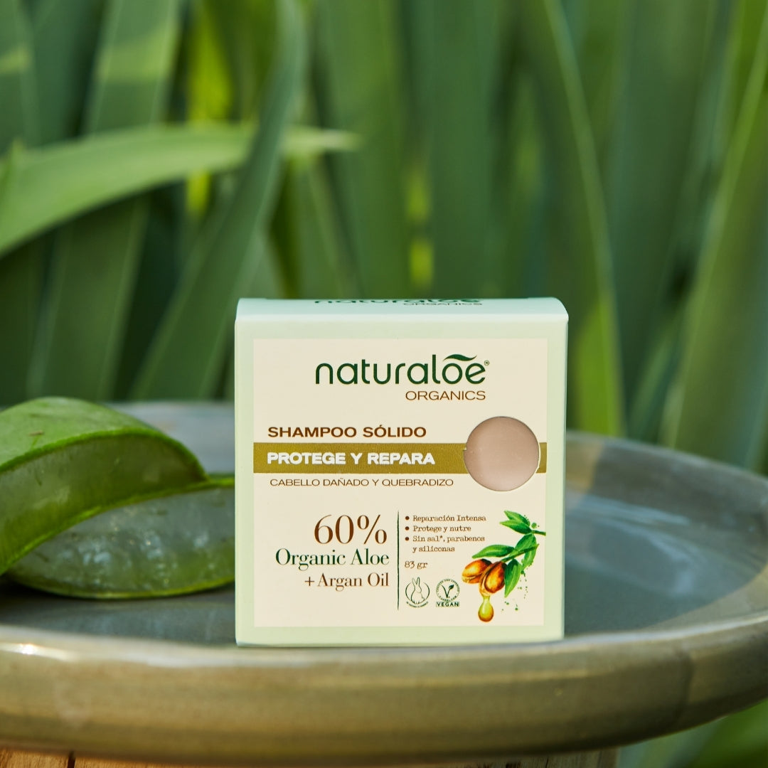 Shampoo Sólido Reparación y Protección 83gr – Naturaloe