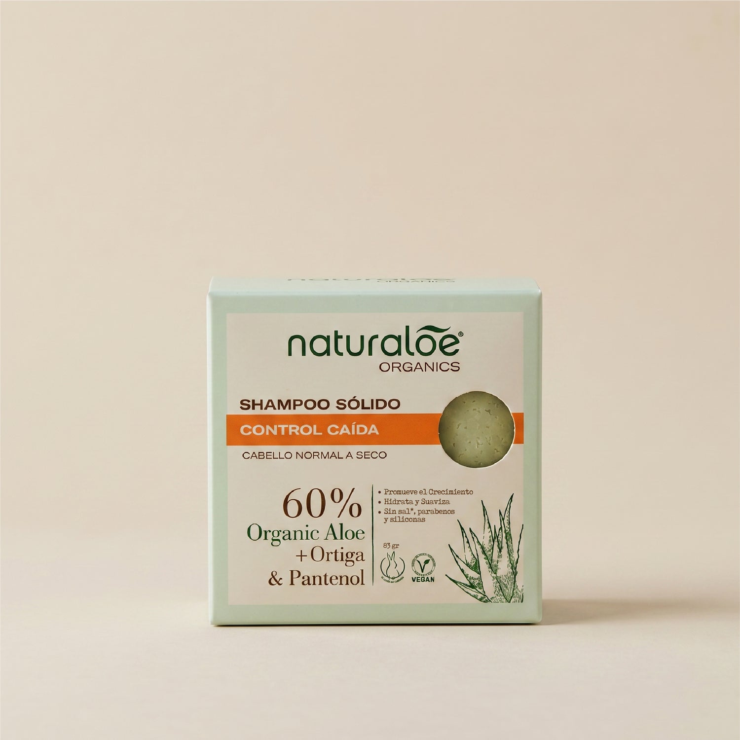 Shampoo Sólido Control Caída 83gr