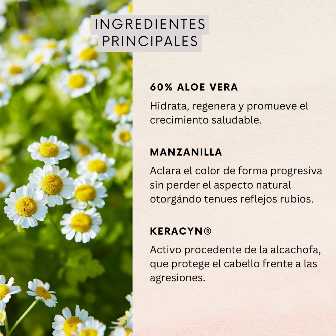 Máscara Capilar Iluminación y Protección Reflejos Rubios 300ml