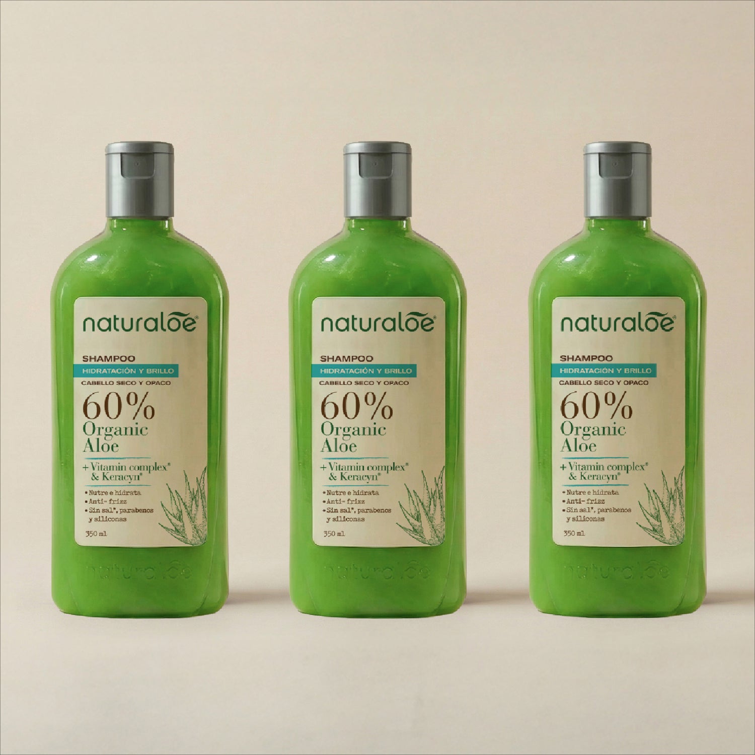 Set 3 Shampoo Hidratación y Brillo