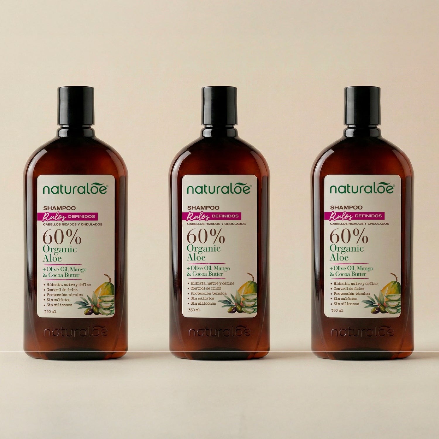 3 Shampoo Rulos Definidos